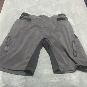 Gray Cargo Shorts